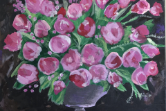 "Winter Roses" 20x16 Acrylic on Canvas