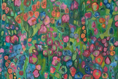 Chapter of the Forest, 20x24 Mixed Media, sold at Gallery 440, Rockland, Maine