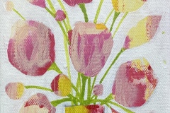 Glass of Tulips, 5x7